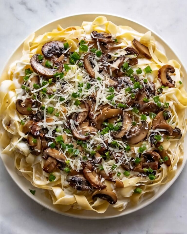Garlic Mushroom Pasta Recipe