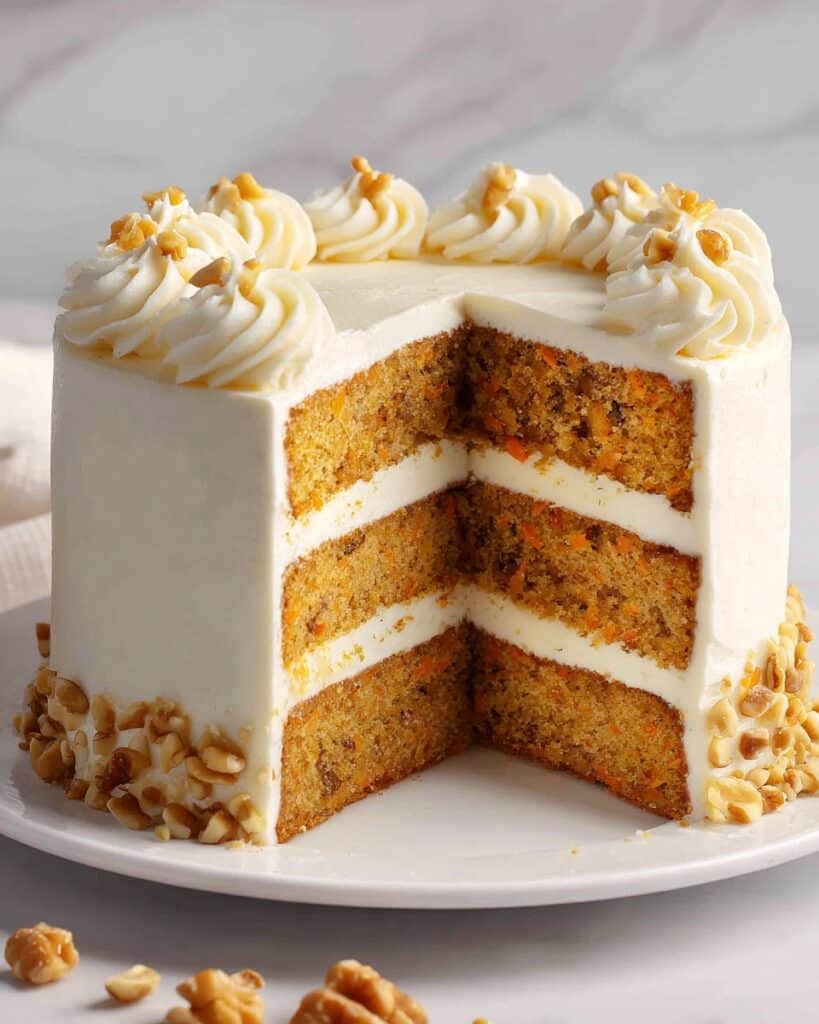 Homemade Moist Carrot Cake Recipe