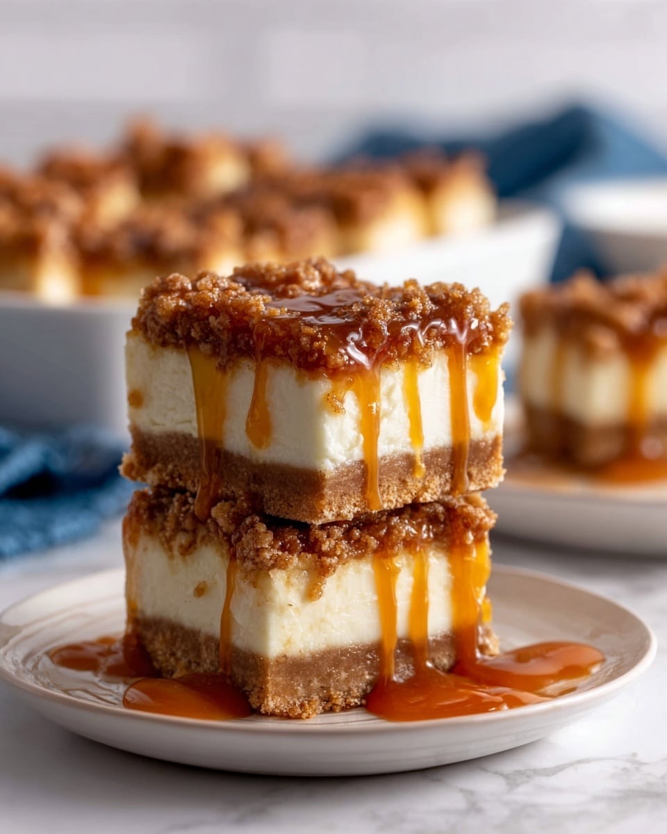 Apple Cheesecake Bars with Cinnamon Streusel Recipe - Recipe Image