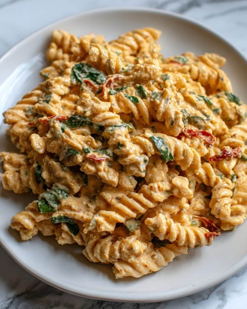 Crock Pot Salsa Ranch Chicken Pasta Recipe