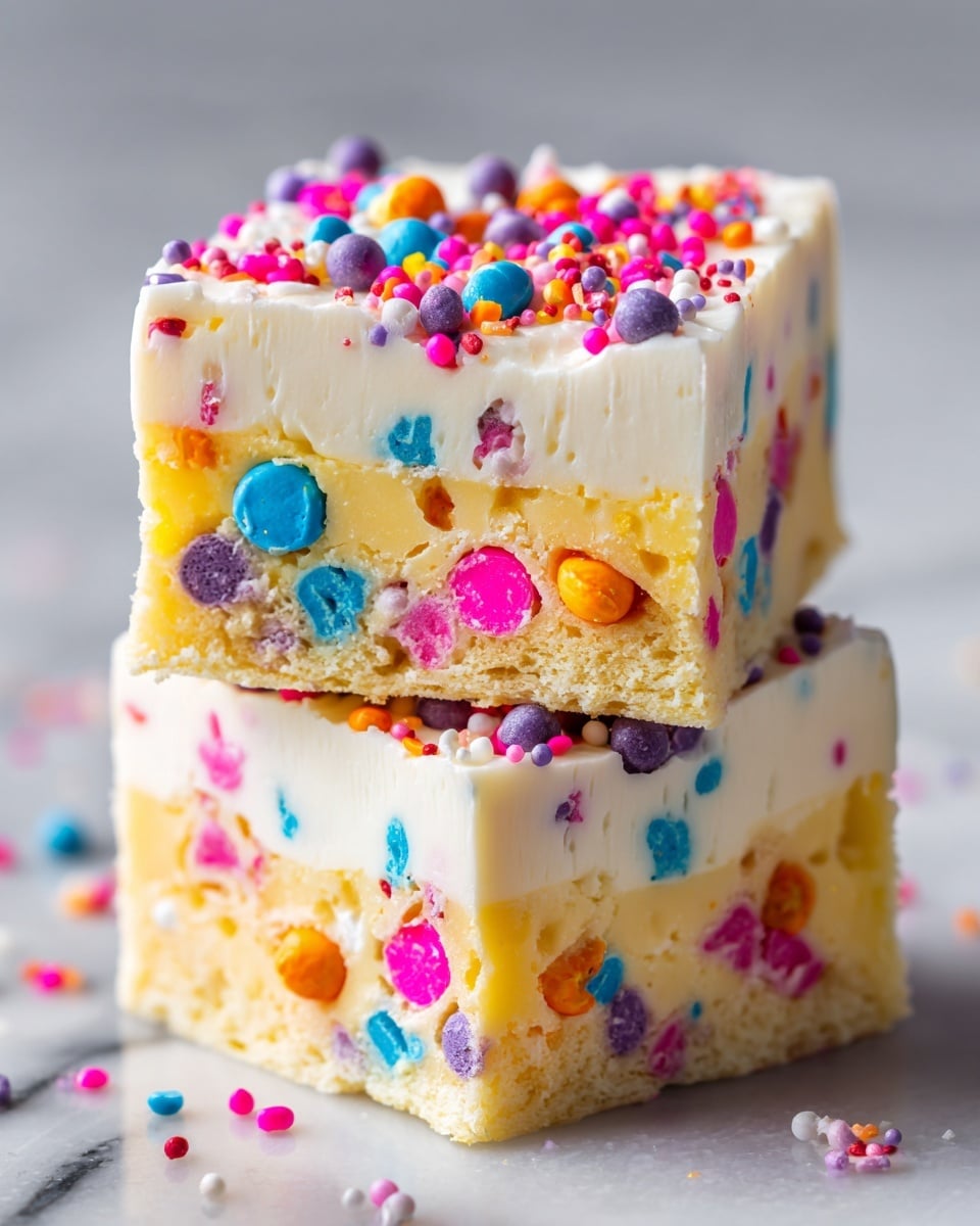 Easy Frosted Sugar Cookie Bars Recipe - Recipe Image
