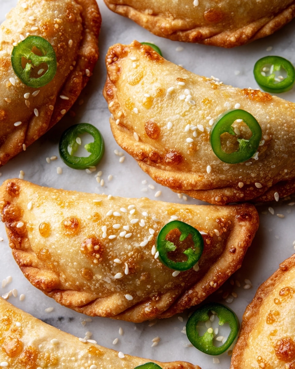 Chile Relleno Wontons with Jalapeño Soy Sauce Recipe - Recipe Image