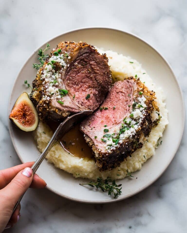 Rack of Lamb with Fig Sauce Recipe