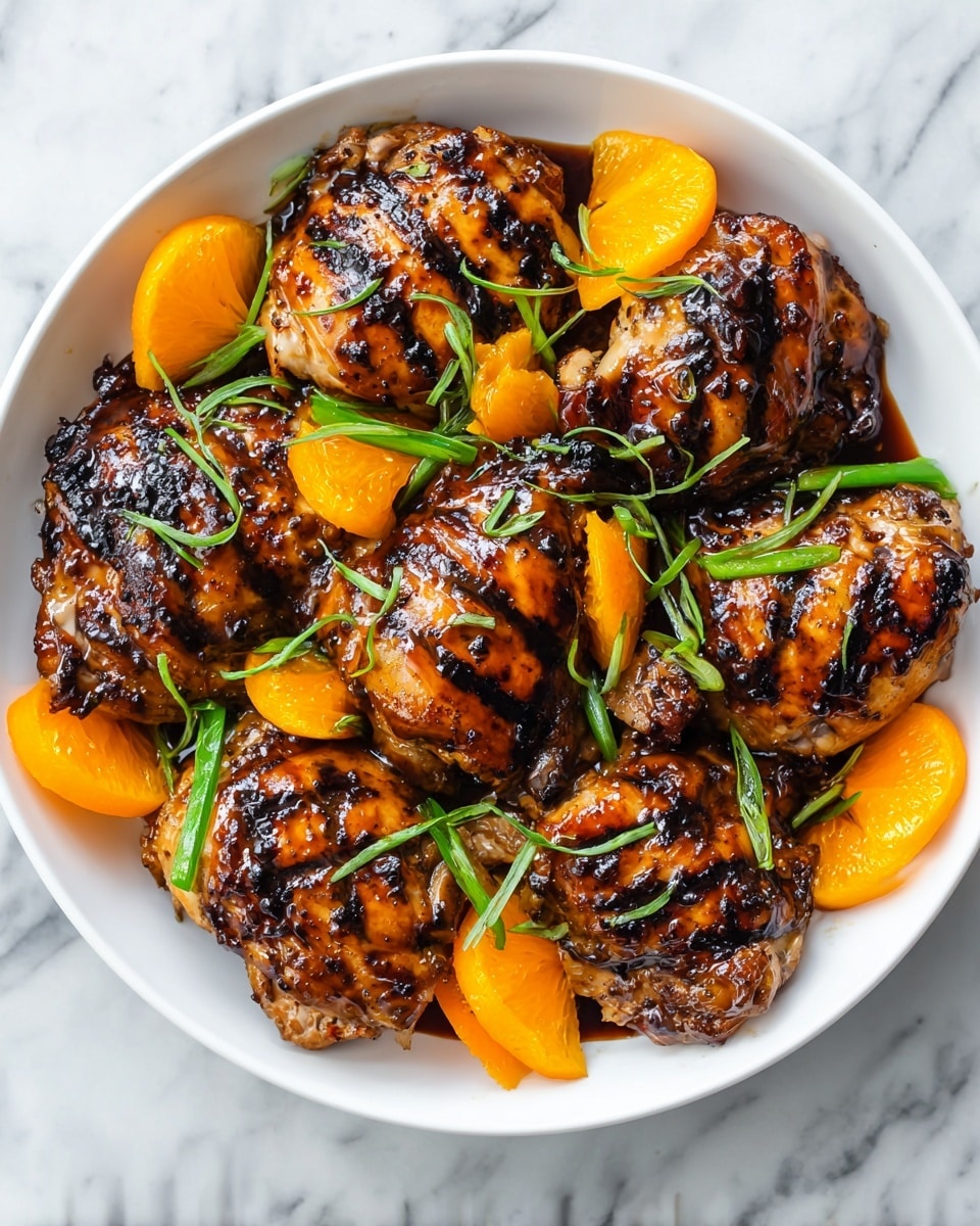 Blackened Chicken with Caramel and Clementine Dressing Recipe - Recipe Image