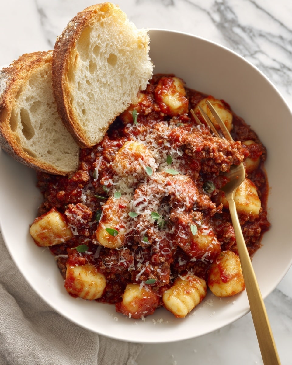 Cozy Gnocchi Bolognese Recipe - Recipe Image