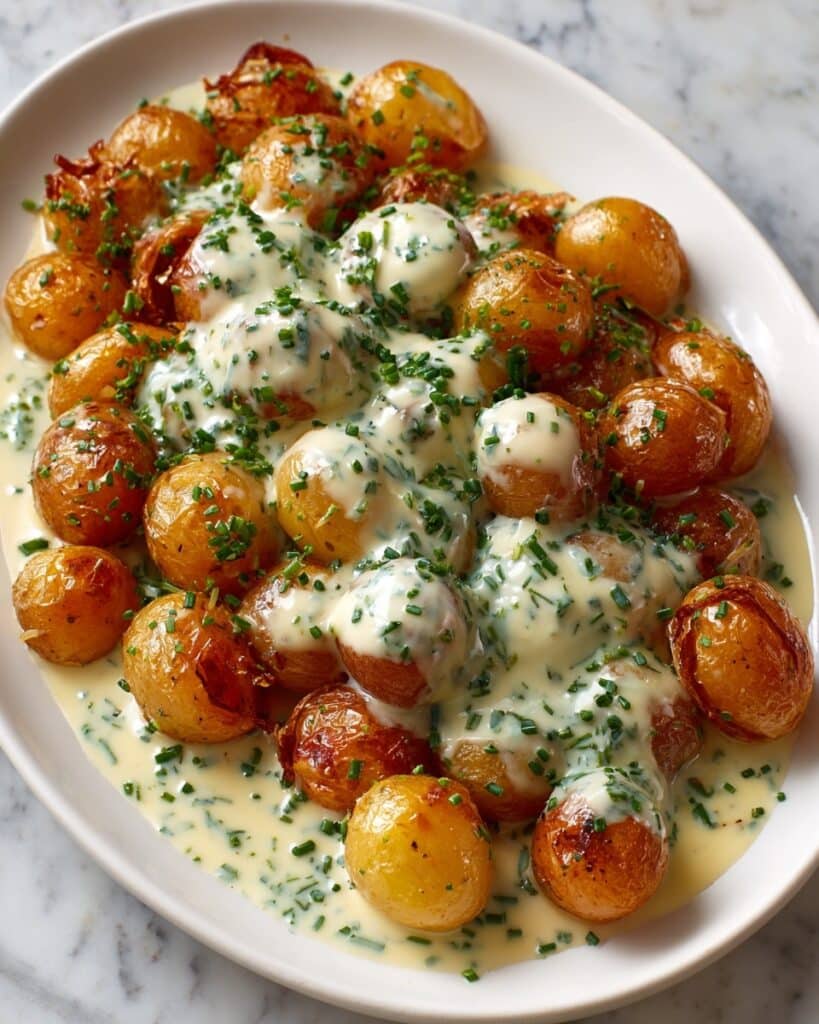 Crispy Roasted Potato Salad with Lemon and Herbs Recipe