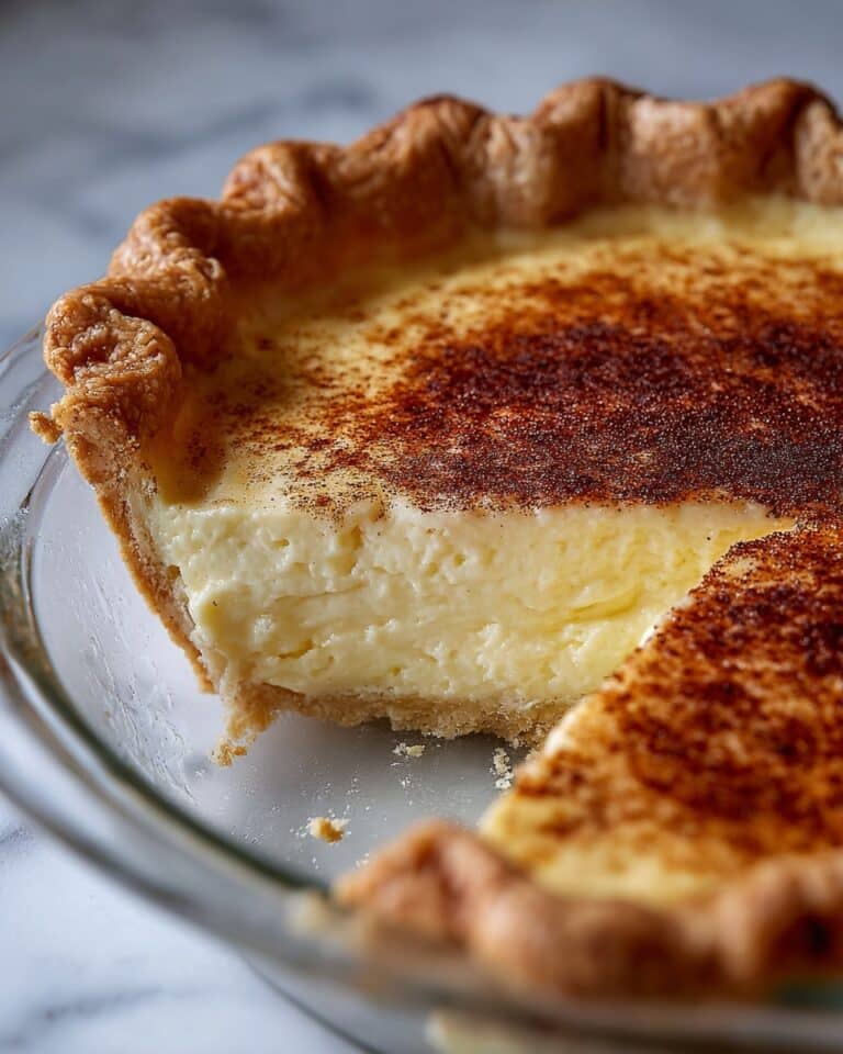 Old Fashioned Egg Custard Pie Recipe
