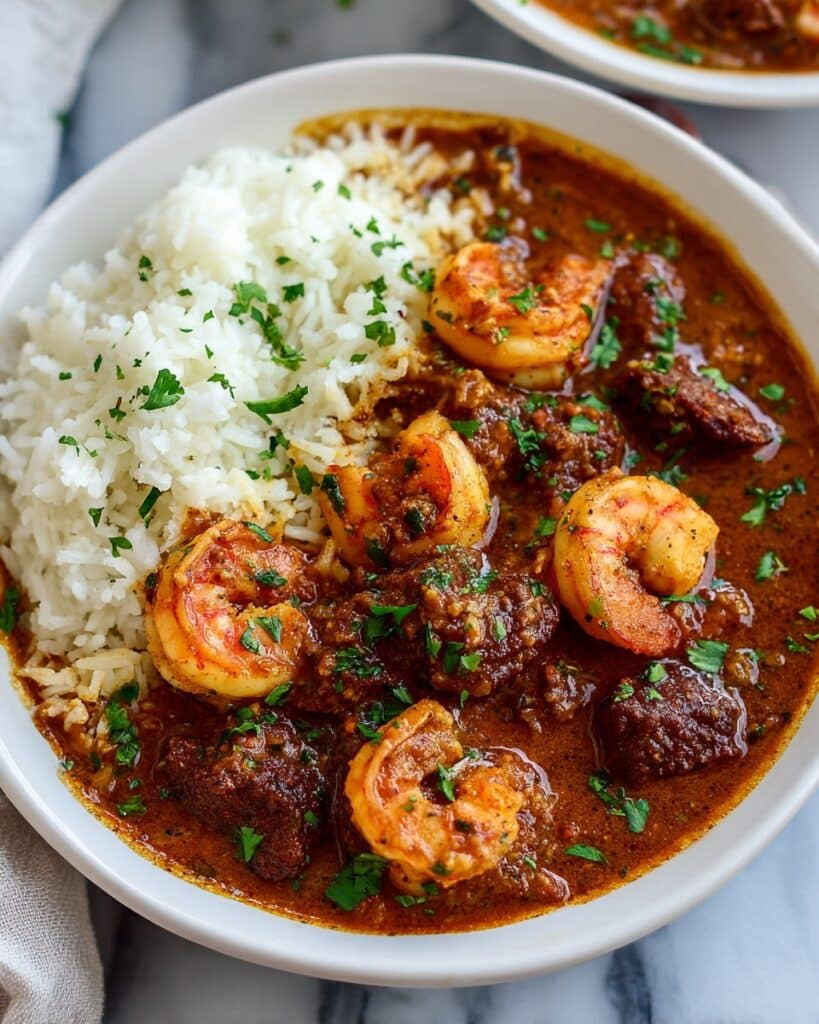 Creole Shrimp and Sausage Gumbo Recipe