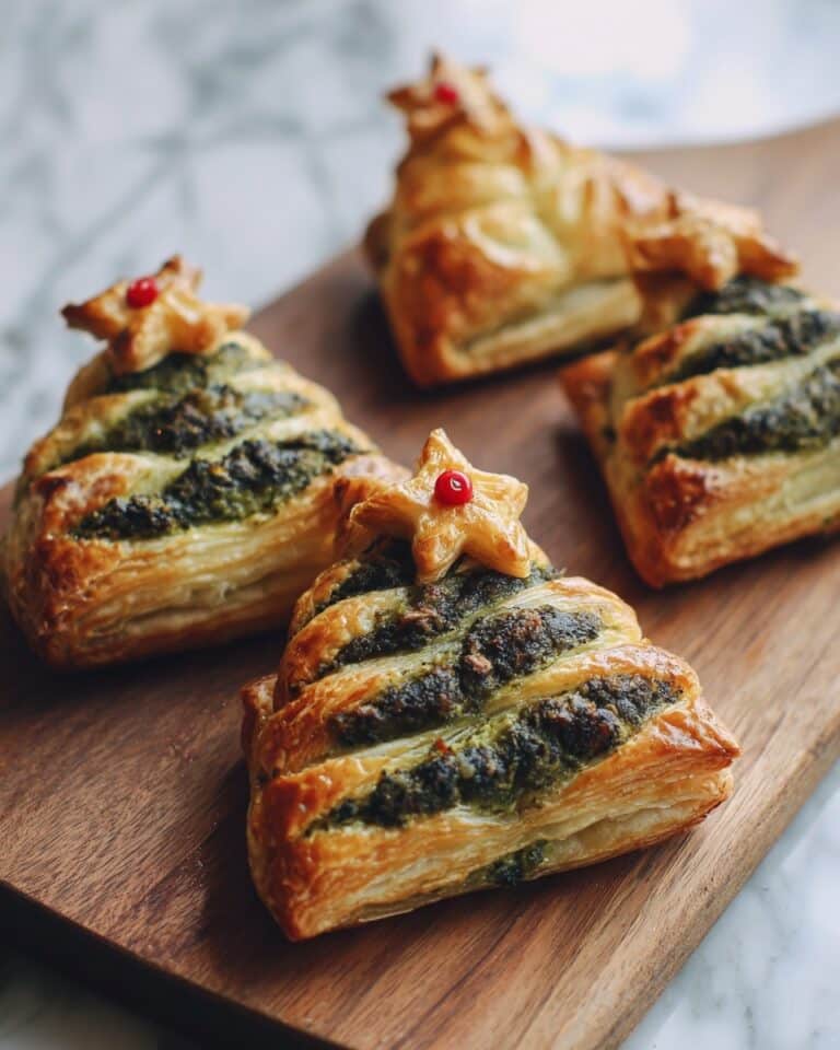 Puff Pastry Pesto Christmas Trees Recipe