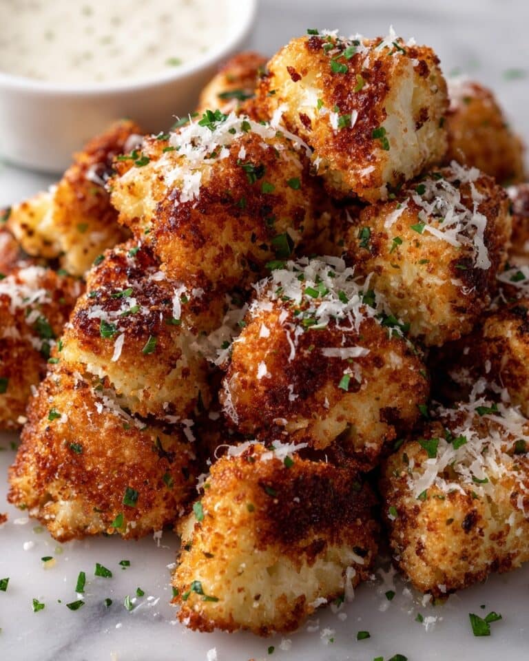 Parmesan Cauliflower Bites Recipe