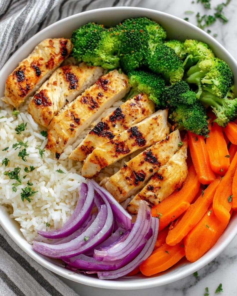 Healthy Chicken & Veggie Stir-Fry with Rice Recipe