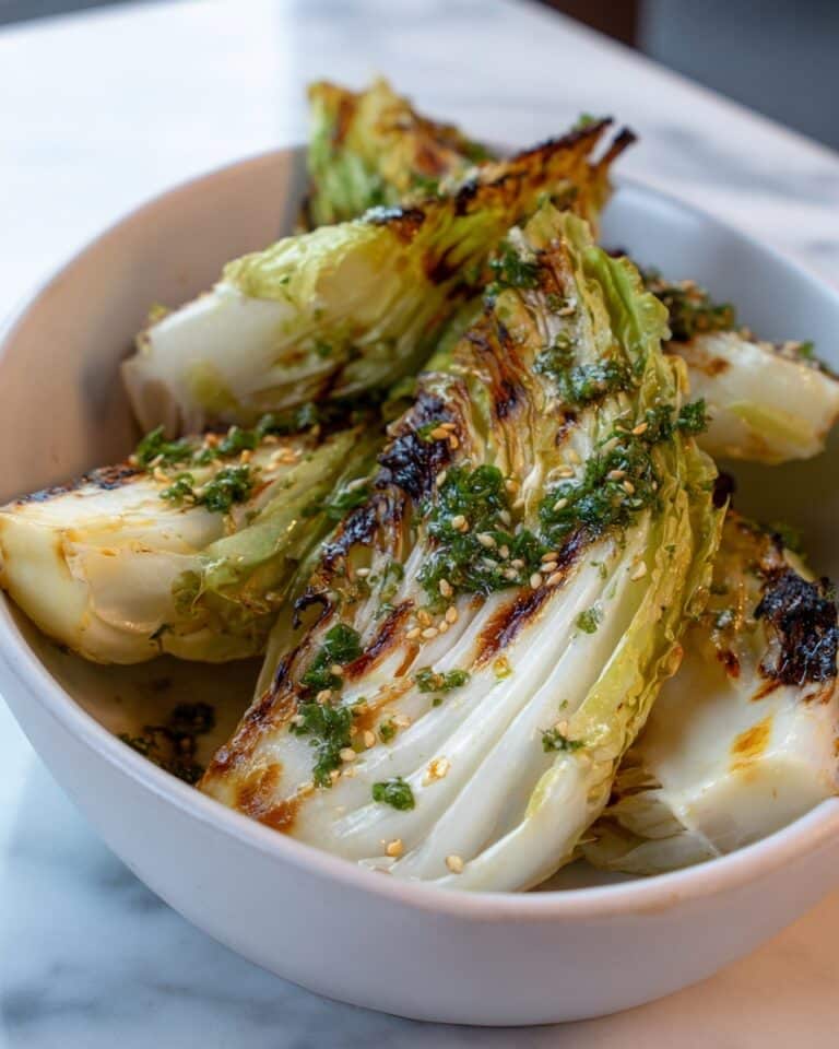 Miso Butter Roasted Cabbage Wedges Recipe