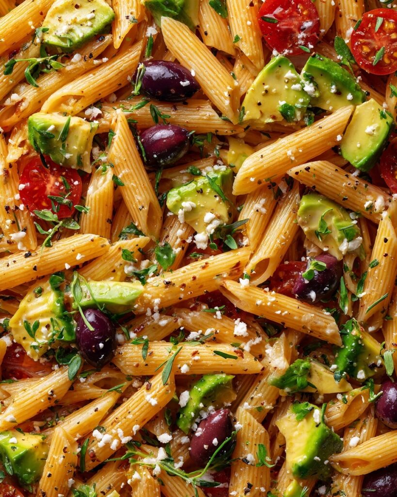 Lemon Herb Mediterranean Pasta Salad Recipe