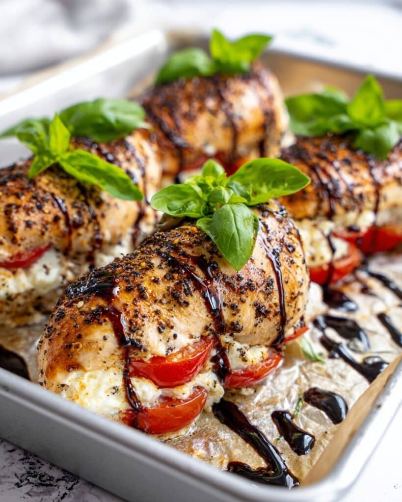 Caprese Stuffed Chicken Breast Recipe