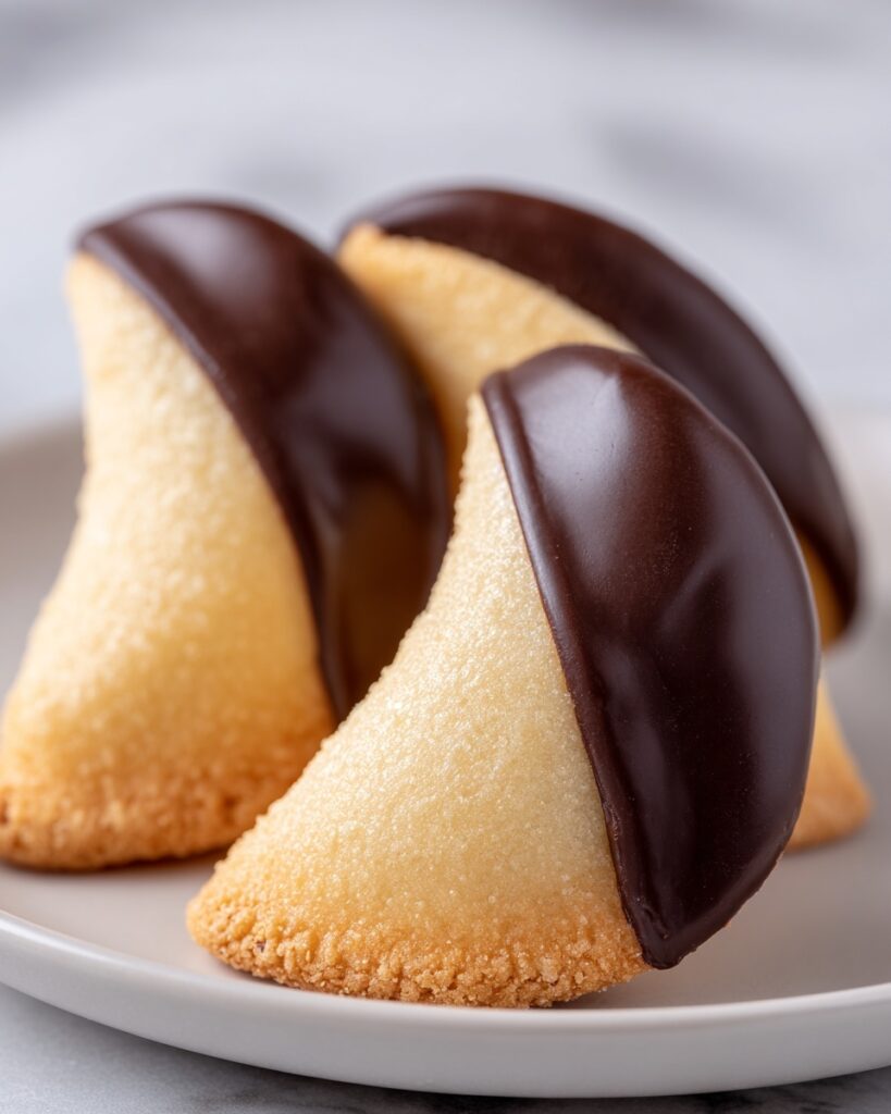 Chocolate-Peanut Butter Covered Fortune Cookies Recipe