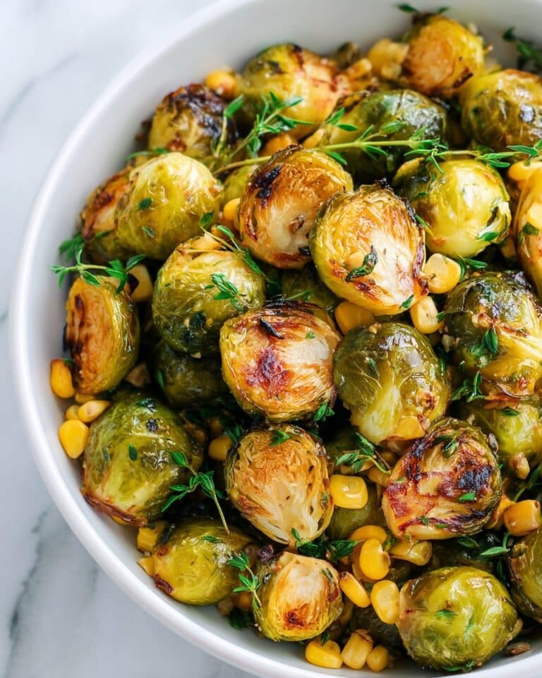 Mexican Street Corn Brussels Sprouts: A Flavorful Twist on a Classic Dish Recipe