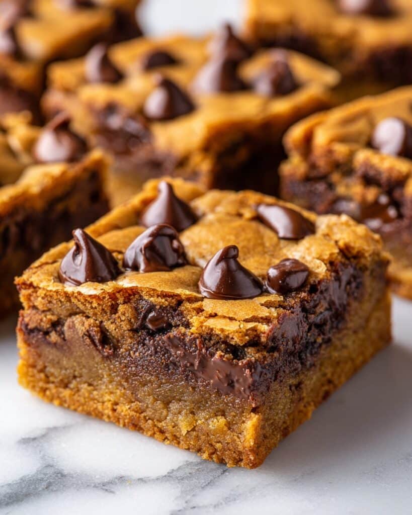 Lazy Chocolate Chip Cookie Bars Recipe