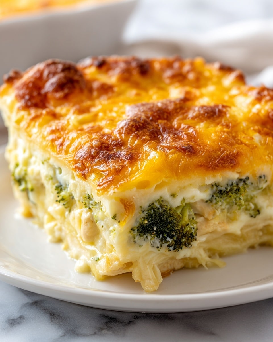 Creamy Chicken Divan Casserole Recipe - Recipe Image