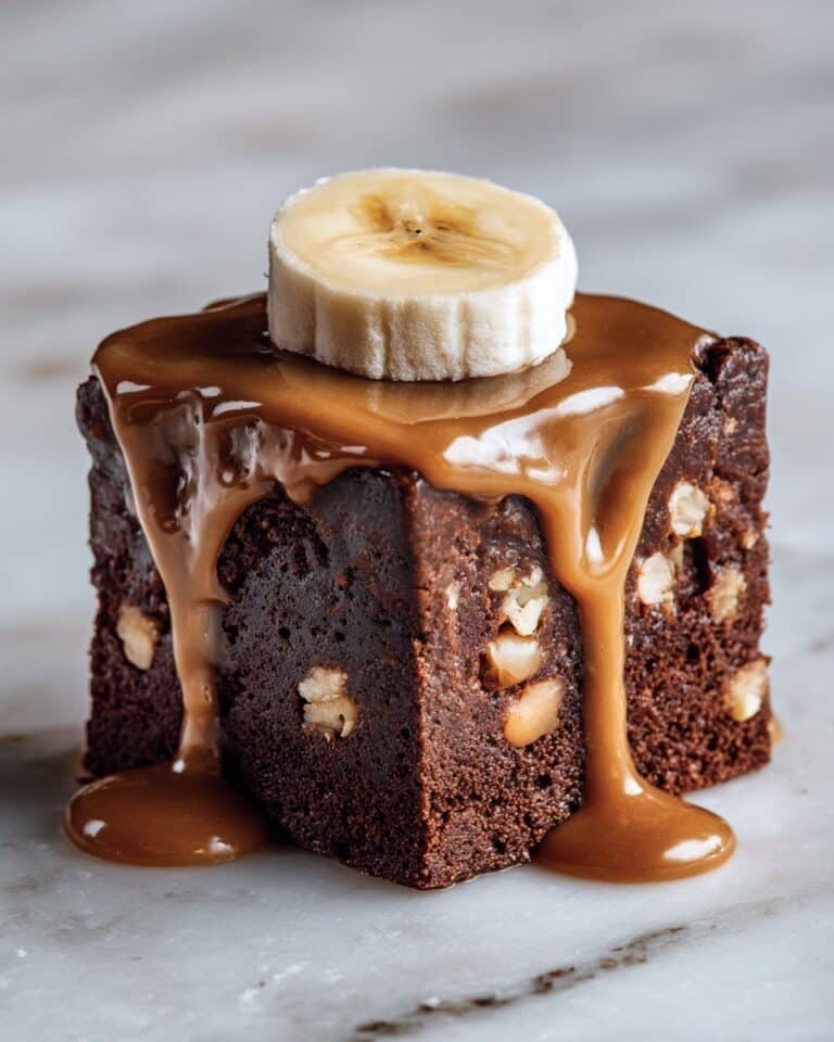 Banana Bread Brownies with Vanilla Frosting Recipe