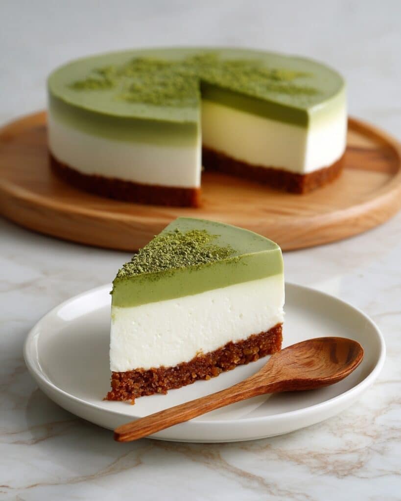 Matcha Green Tea Cheesecake Recipe