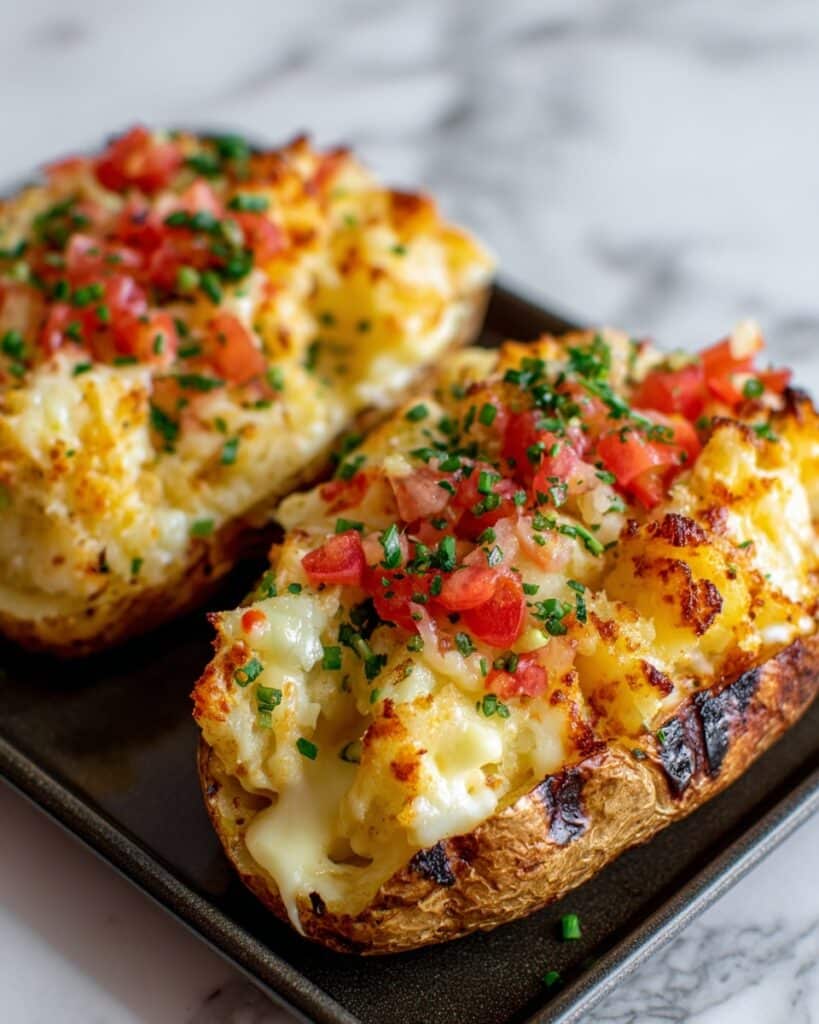 Grilled Baked Potatoes Recipe