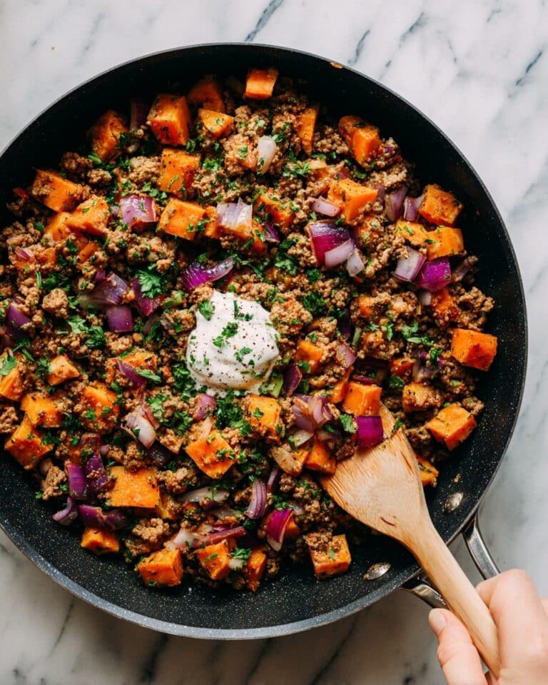 Ground Turkey Sweet Potato Skillet Recipe