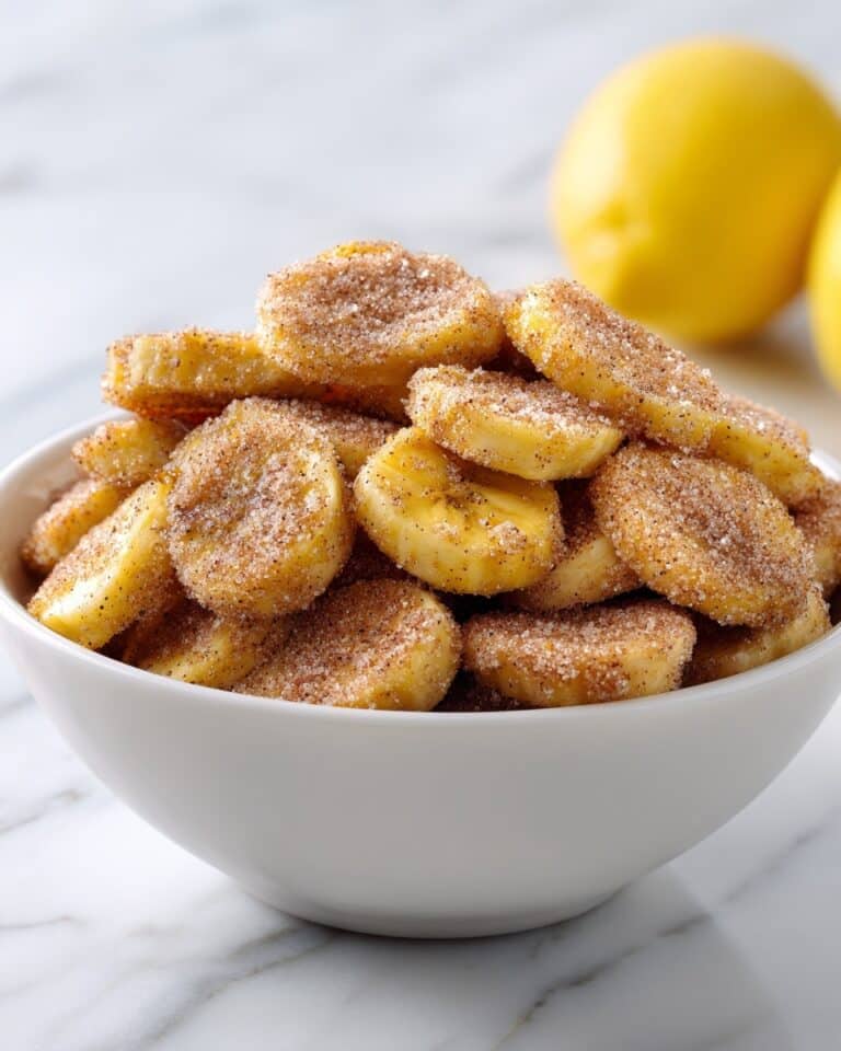 Cinnamon-Sugar Air Fryer Banana Chips Recipe