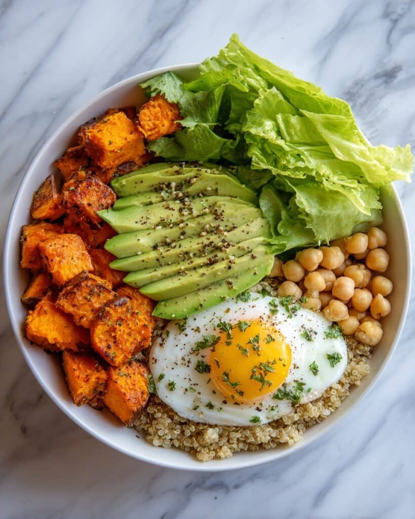 Chickpea & Sweet Potato Grain Bowls with Tahini Dressing Recipe