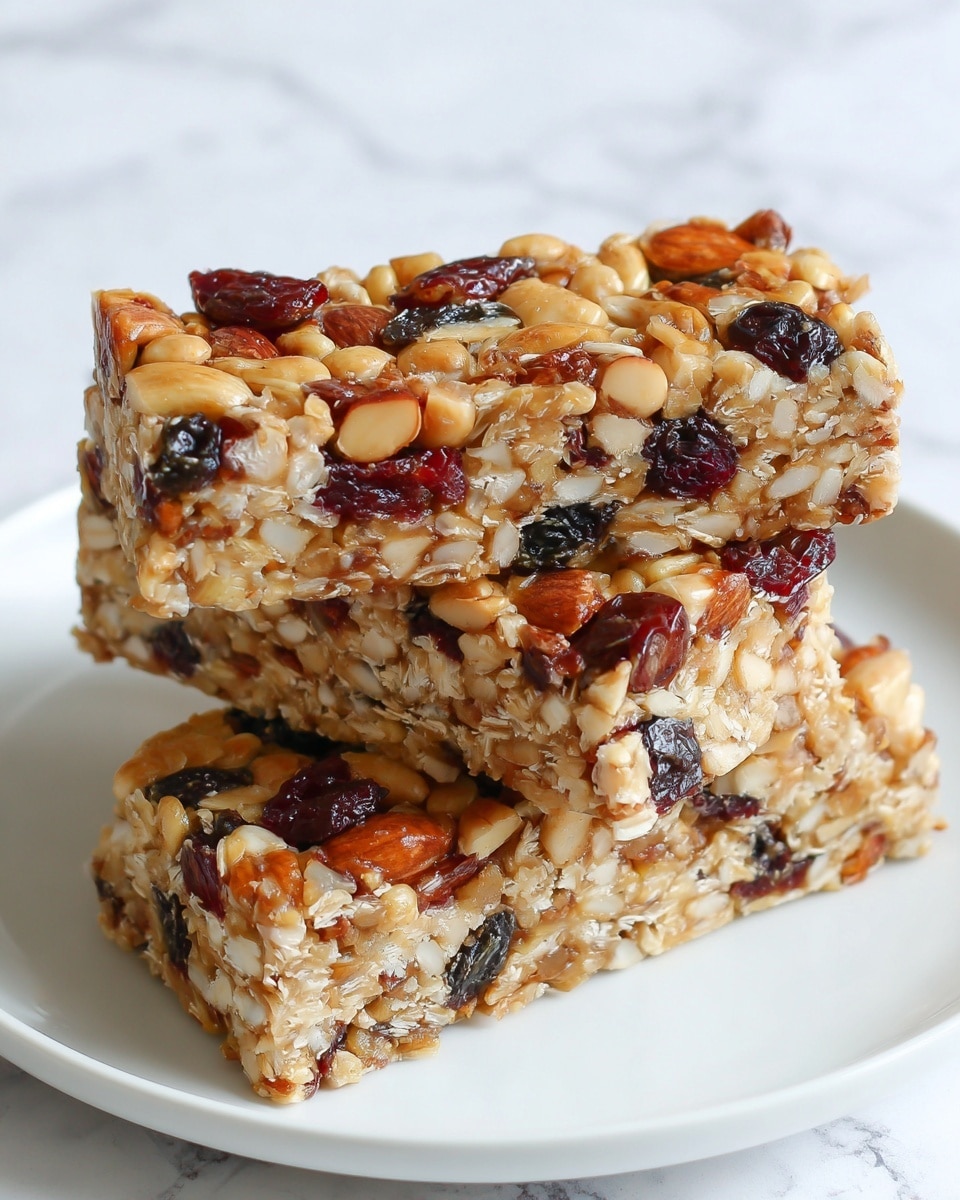 Homemade Banana Granola Bars Recipe - Recipe Image