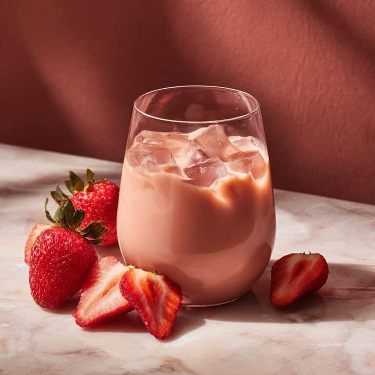 Strawberry Breeze: A Creamy and Refreshing Frozen Drink Recipe