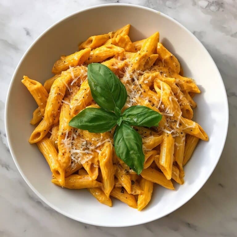 Creamy Tomato and Basil Penne Pasta Recipe