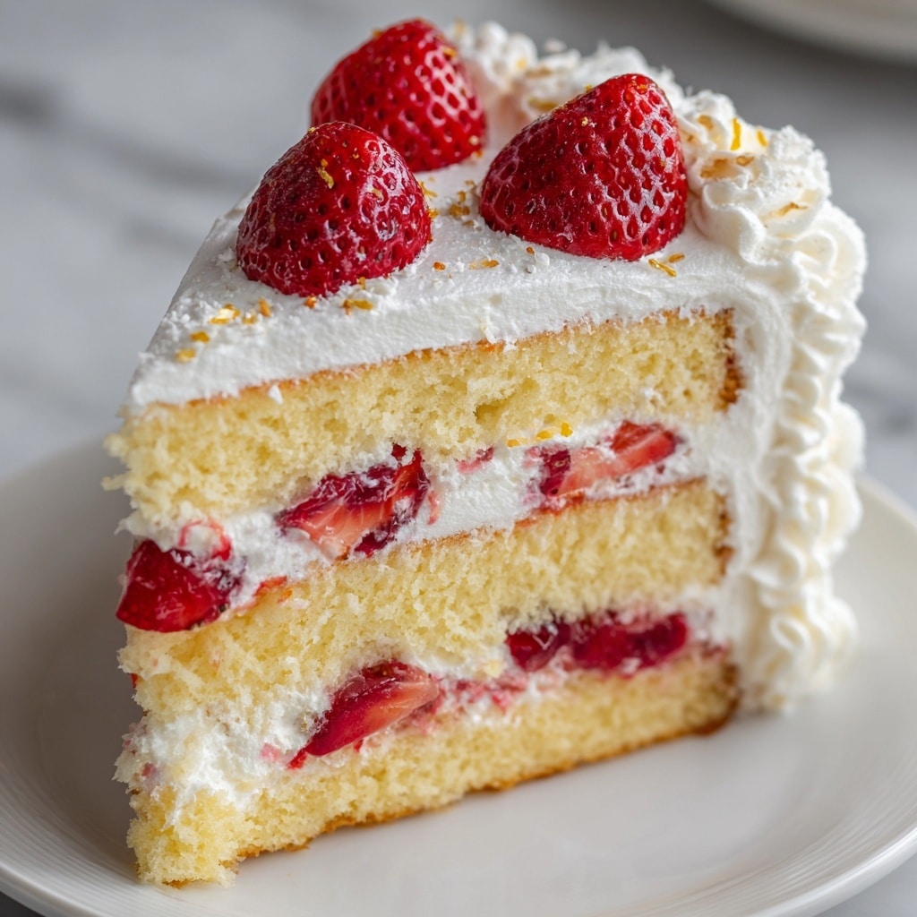 The Best Strawberry Shortcake Cake Recipe - Recipe Image