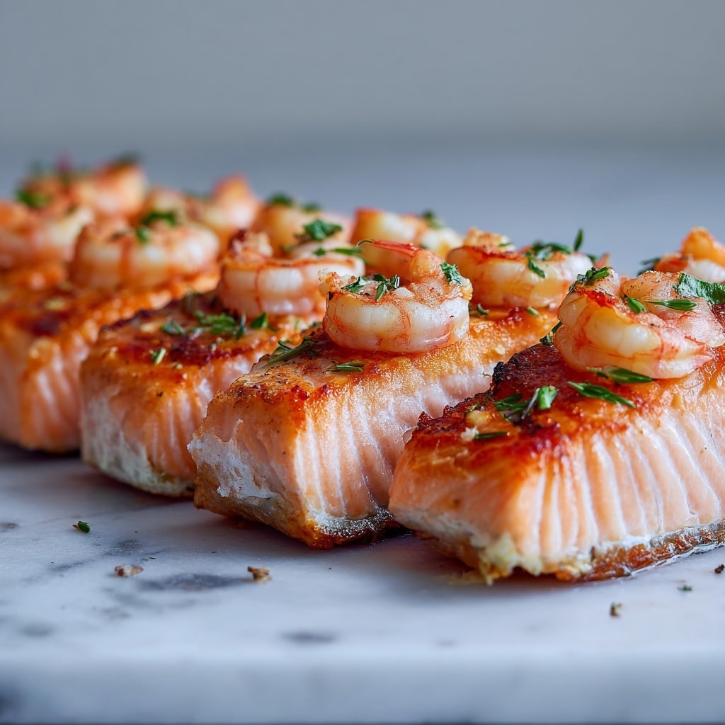 Crab and Shrimp Stuffed Salmon Recipe