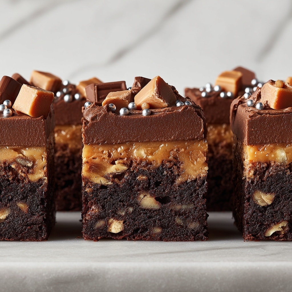 Snickers Brownie Bites Recipe