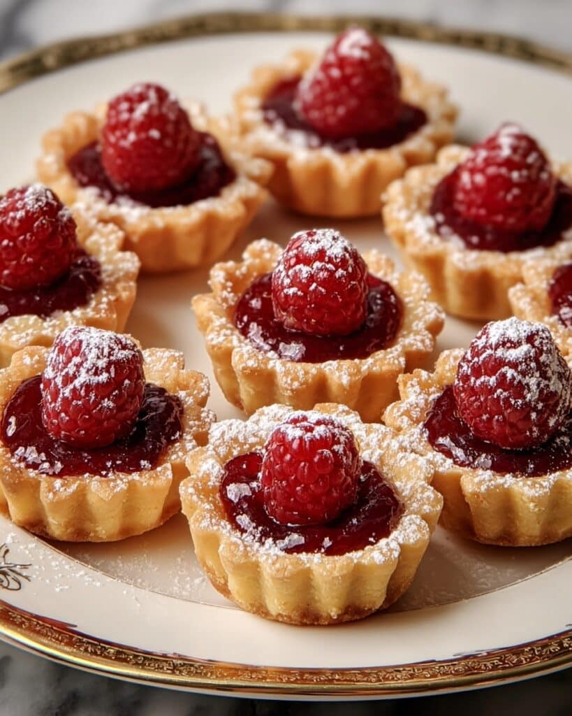 Mini Raspberry Almond Tarts Recipe