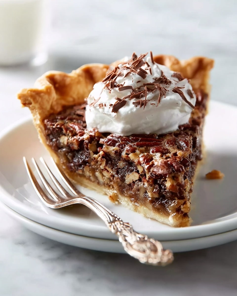 Dark Chocolate Pecan Pie Recipe - Recipe Image