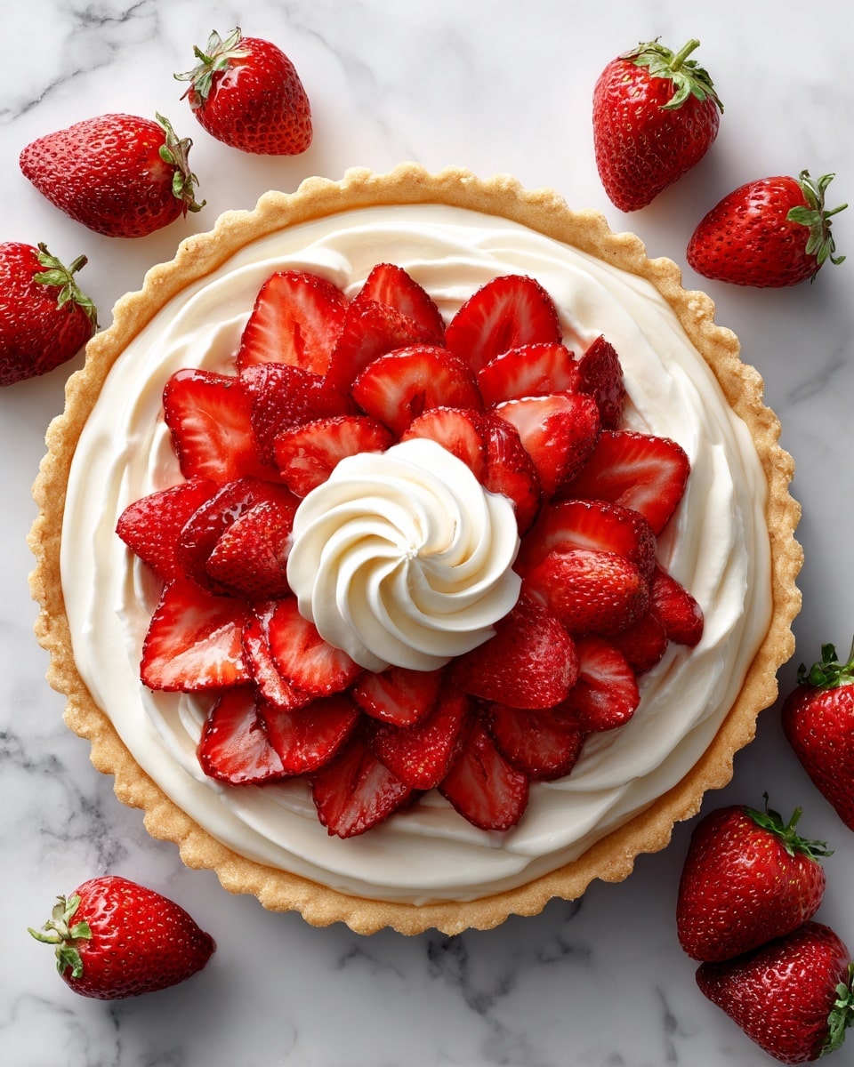 Strawberry Cheesecake Pie Recipe - Recipe Image
