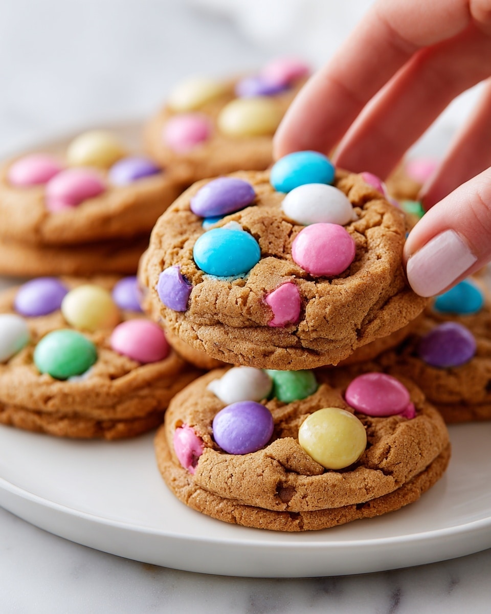 Easter M&M Cookies Recipe - Recipe Image