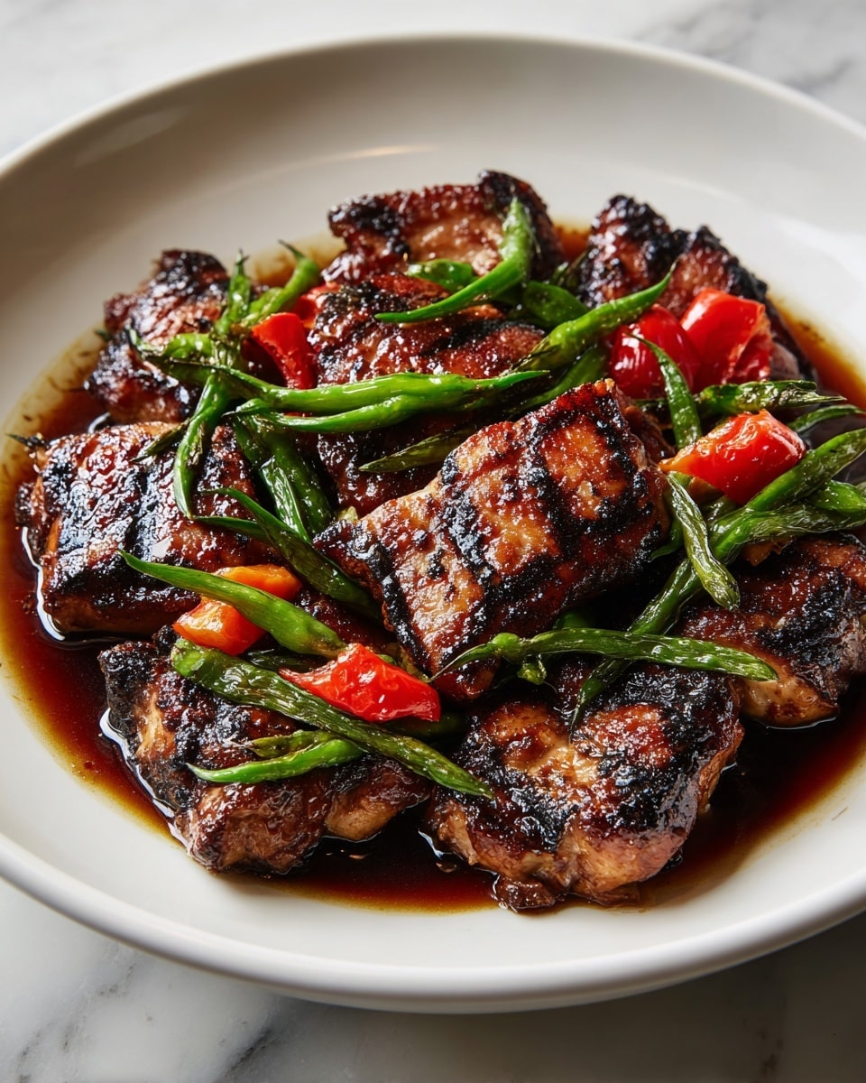 Blackened Chicken with Caramel and Clementine Dressing Recipe - Recipe Image