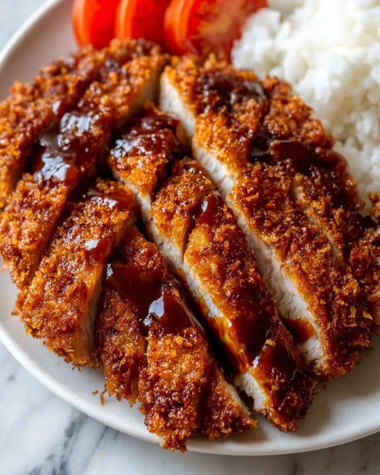 Chicken Katsu with Homemade Tonkatsu Sauce Recipe
