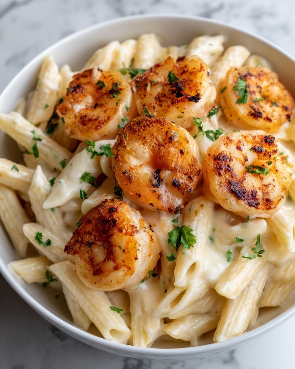 Creamy Cajun Pasta with Chicken or Shrimp Recipe - Recipe Image