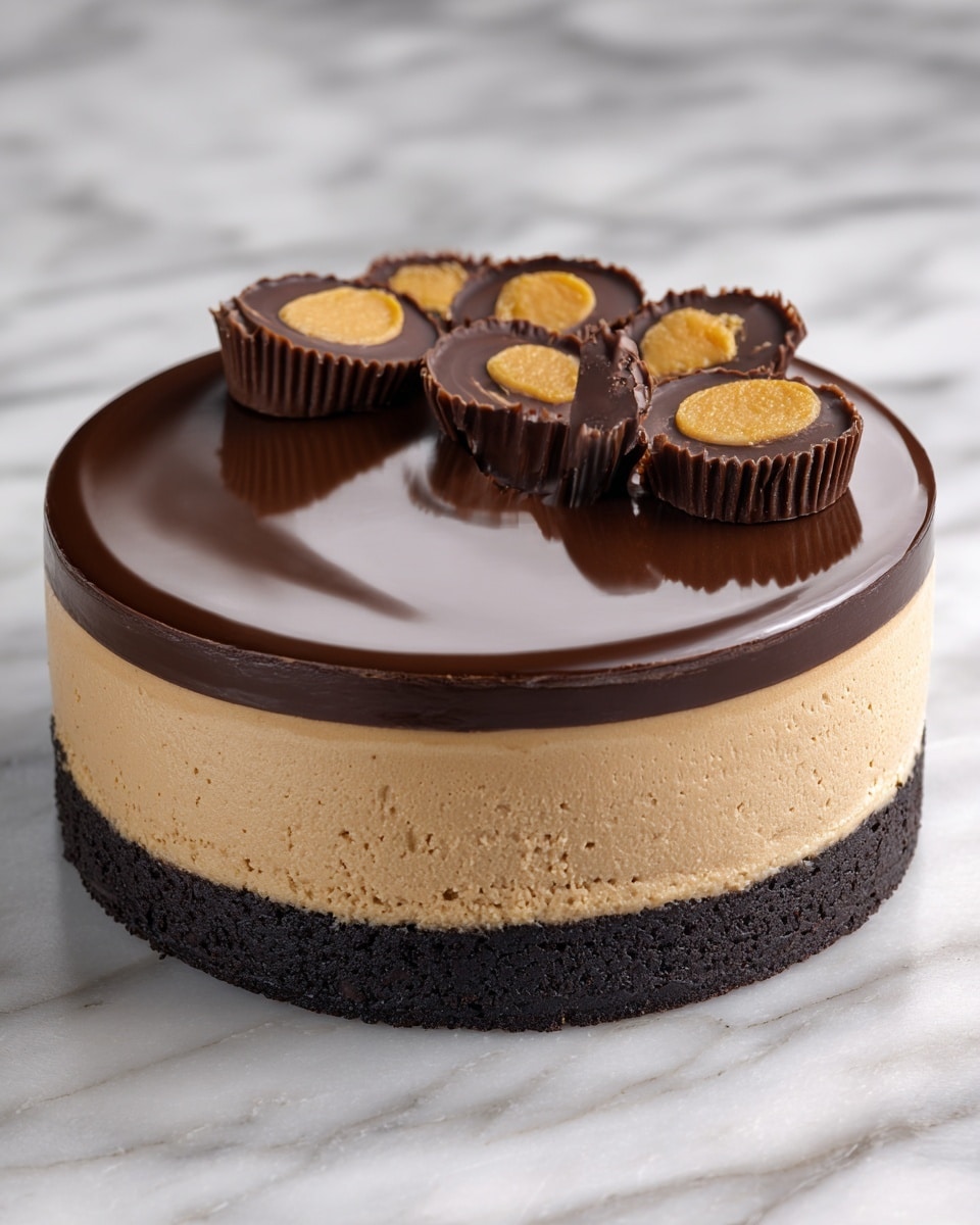 Instant Pot Peanut Butter Cup Cheesecake Recipe - Recipe Image