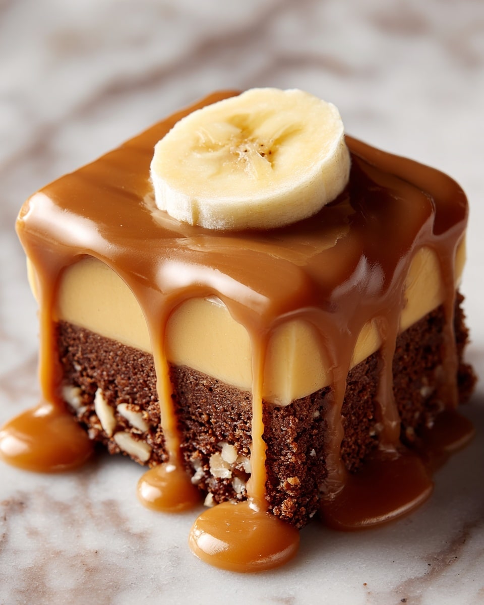 Banana Bread Brownies with Vanilla Frosting Recipe - Recipe Image