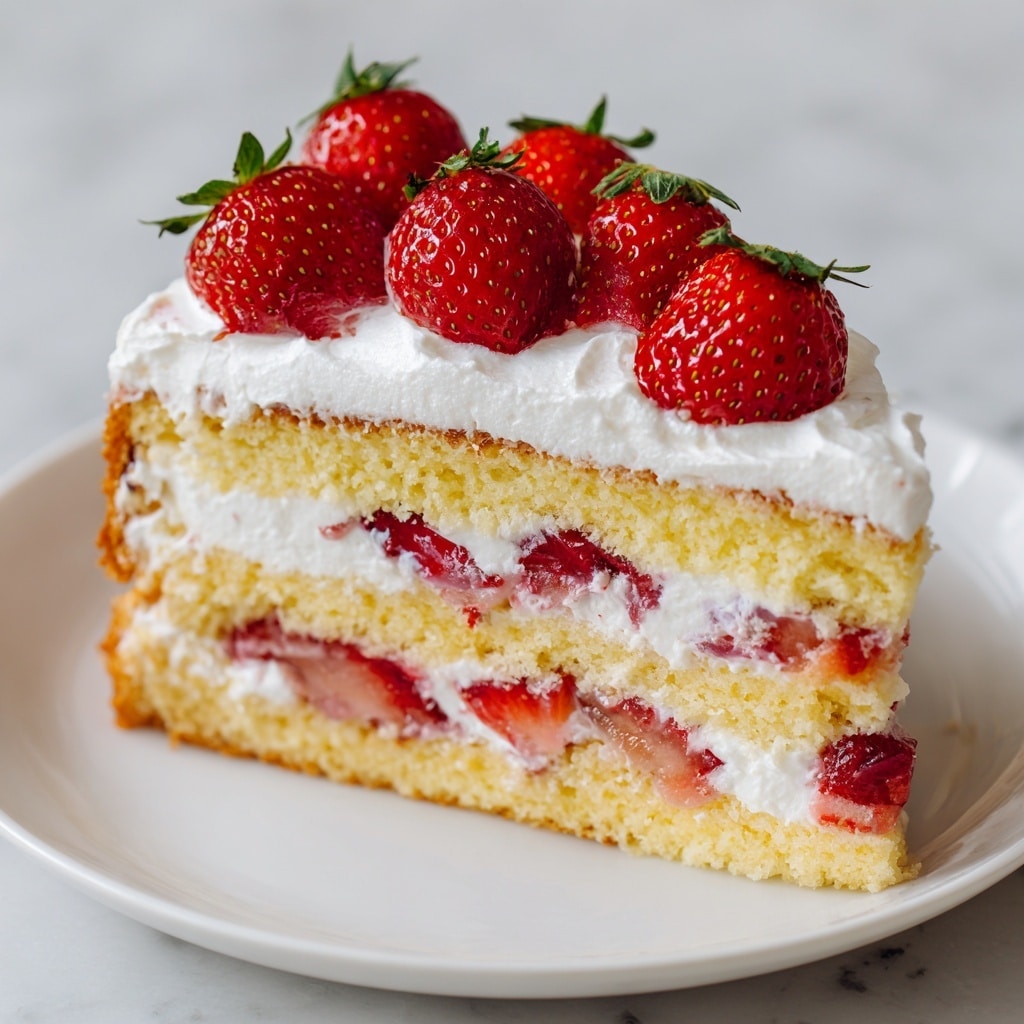 The Best Strawberry Shortcake Cake Recipe - Recipe Image