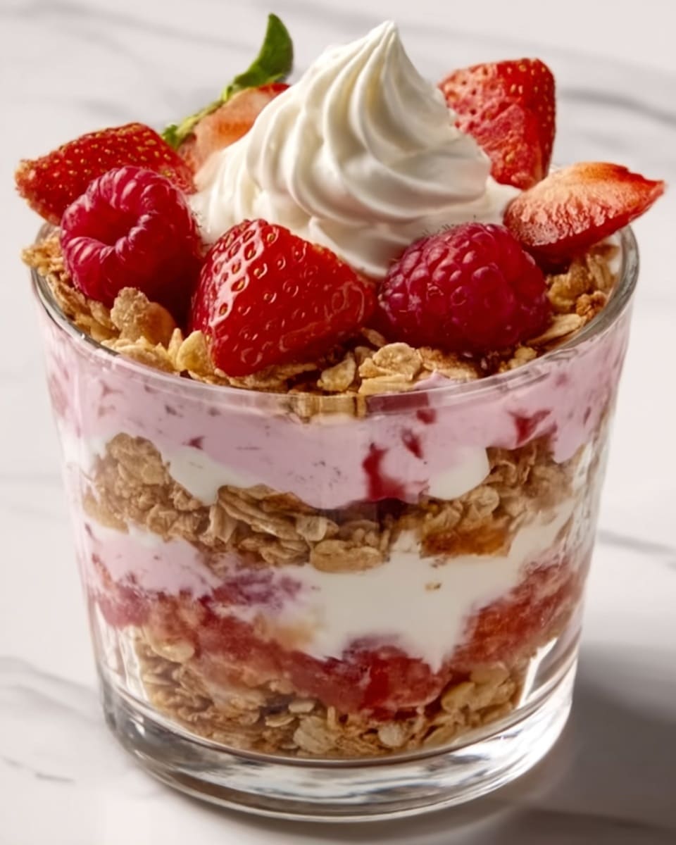Strawberry Cheesecake Overnight Oats Recipe - Recipe Image