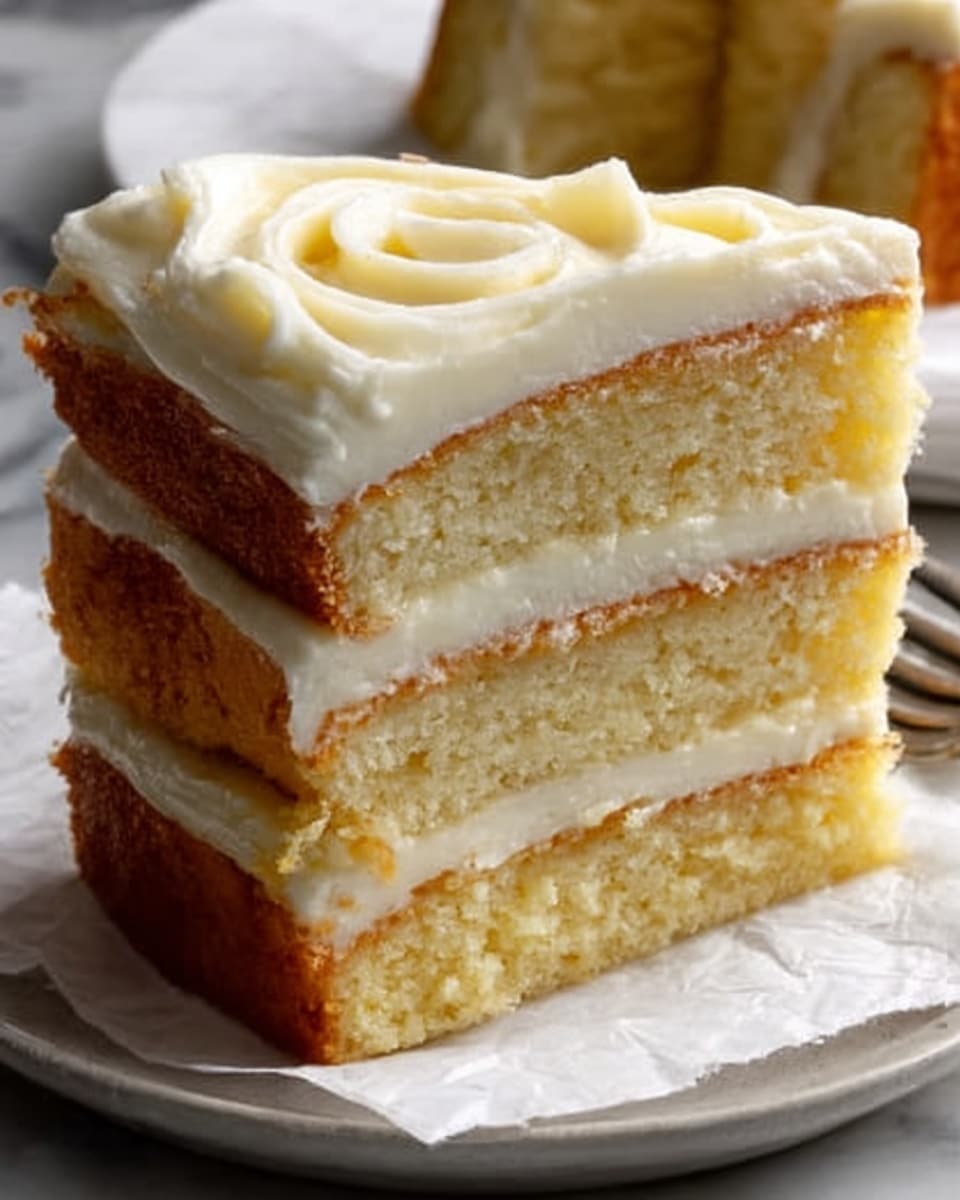 Vanilla Buttermilk Pound Cake with Cream Cheese Glaze Recipe - Recipe Image