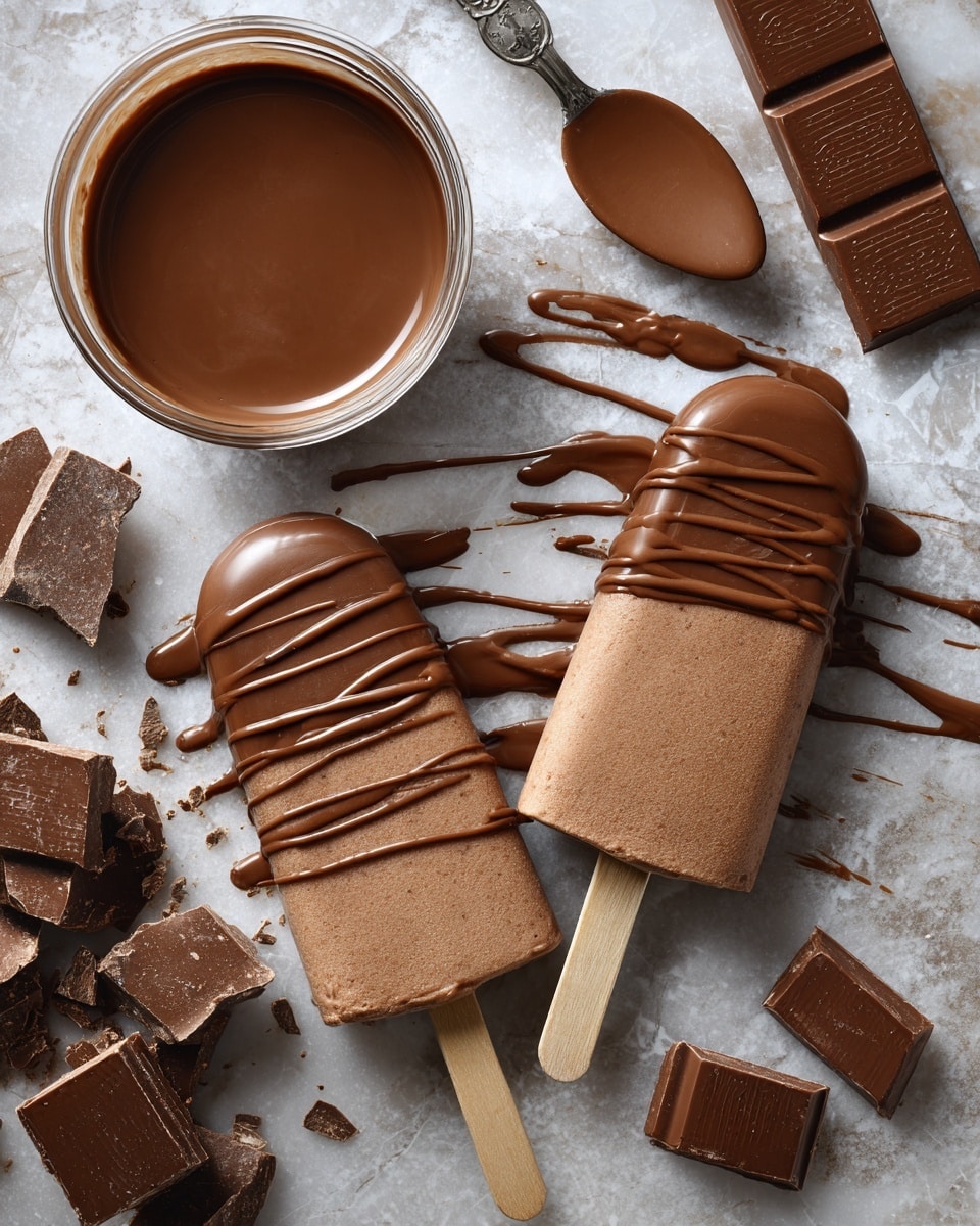 Chocolate Ice Cream Bars Recipe - Recipe Image