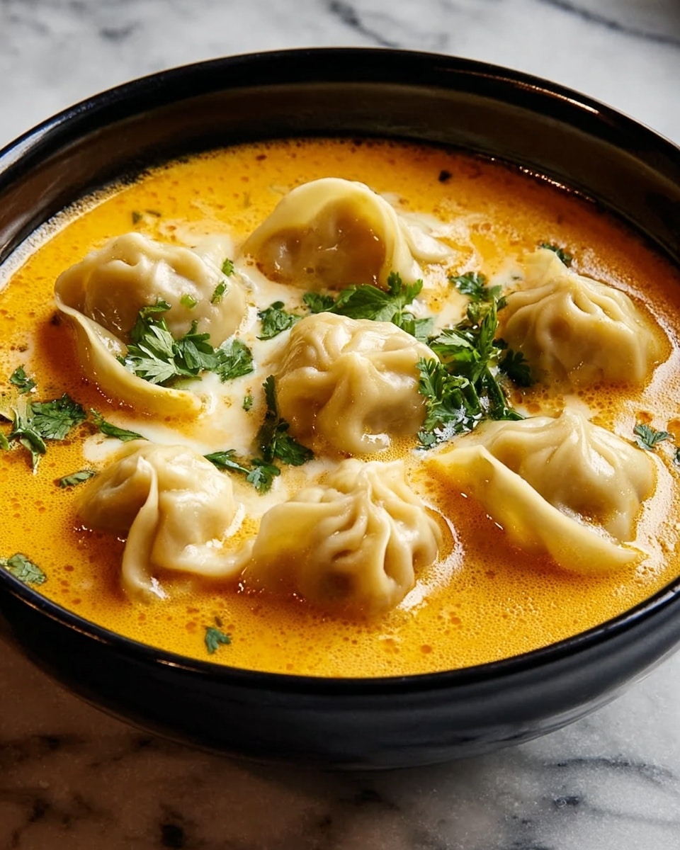 Thai Red Curry Dumpling Soup Recipe - Recipe Image