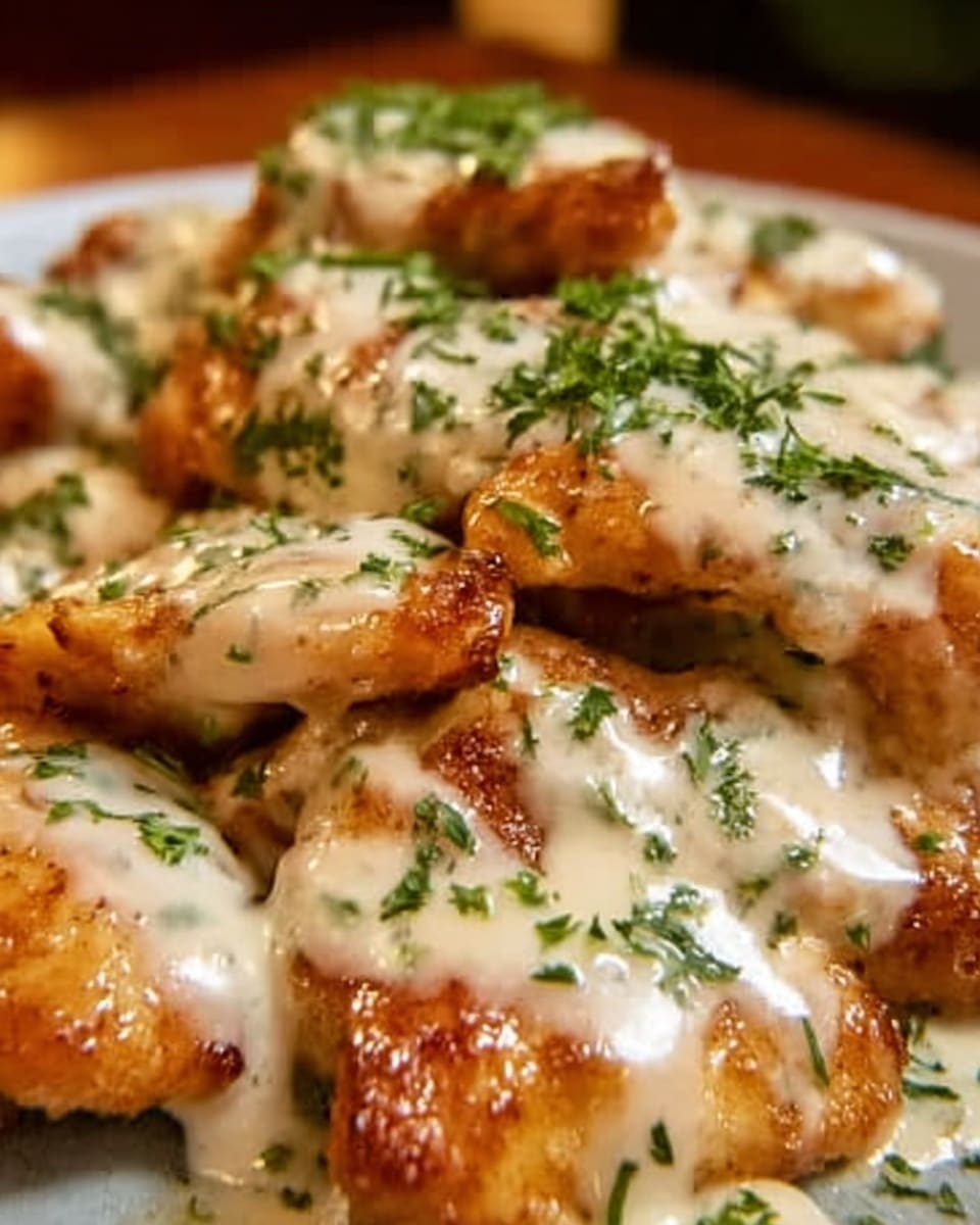 Creamy Parmesan Alfredo Chicken Wings Recipe - Recipe Image