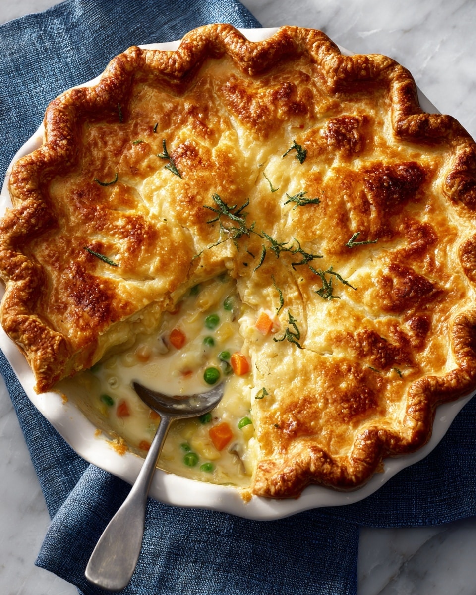 Easy Chicken Pot Pie Recipe - Recipe Image